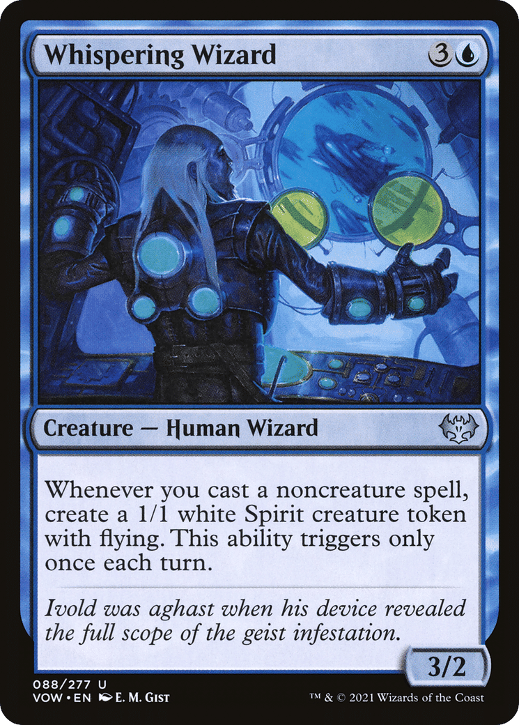 Whispering Wizard — Innistrad: Crimson Vow — Magic: The Gathering