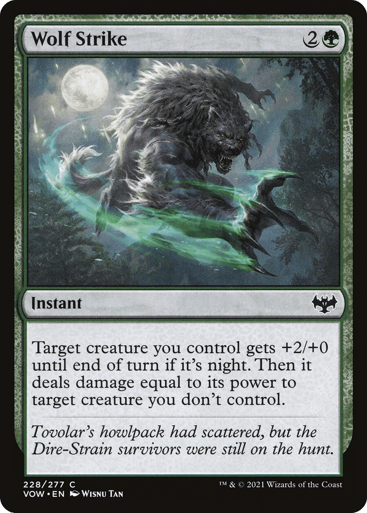 Wolf Strike — Innistrad: Crimson Vow — Magic: The Gathering