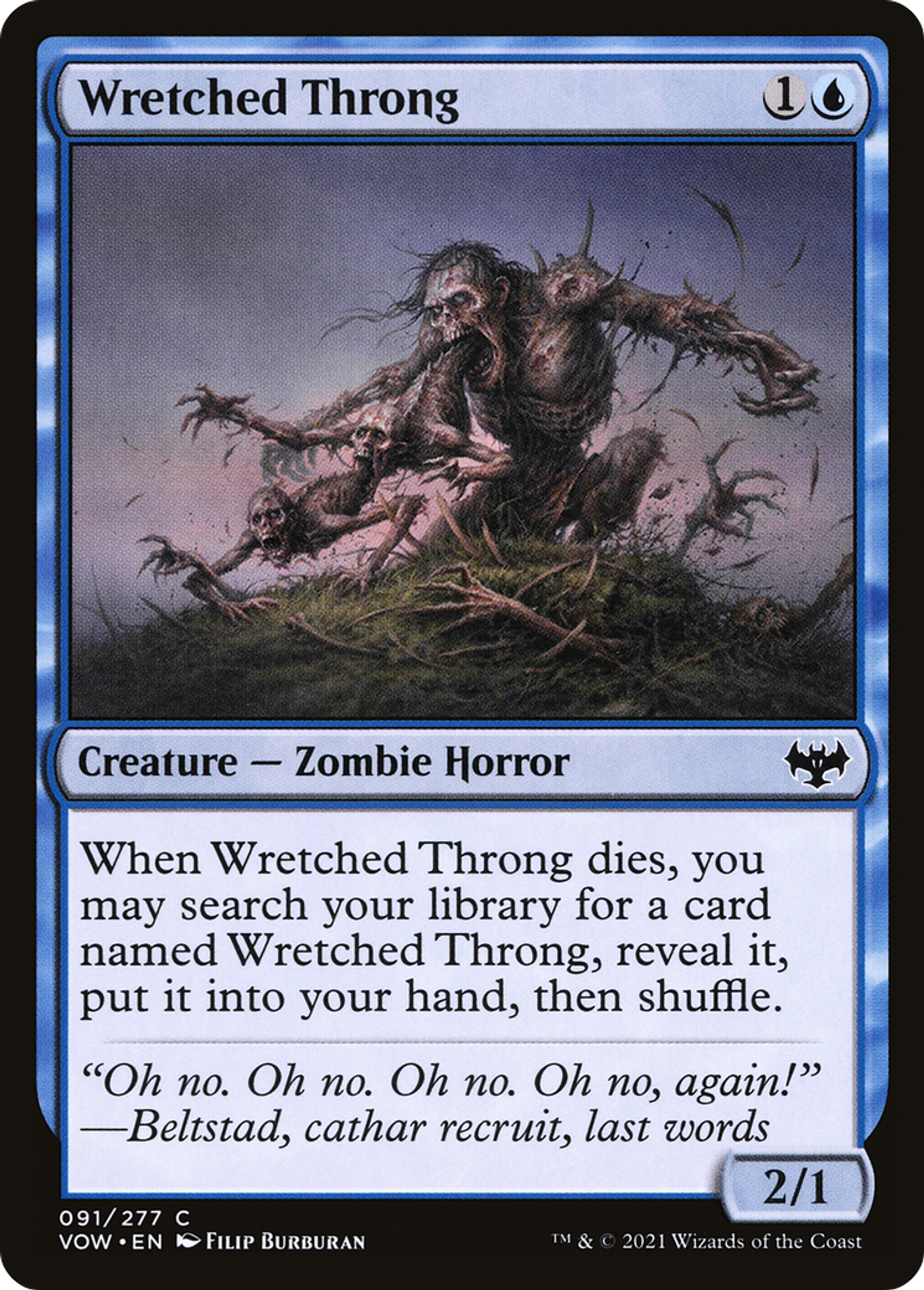 Wretched Throng — Innistrad: Crimson Vow — Magic: The Gathering