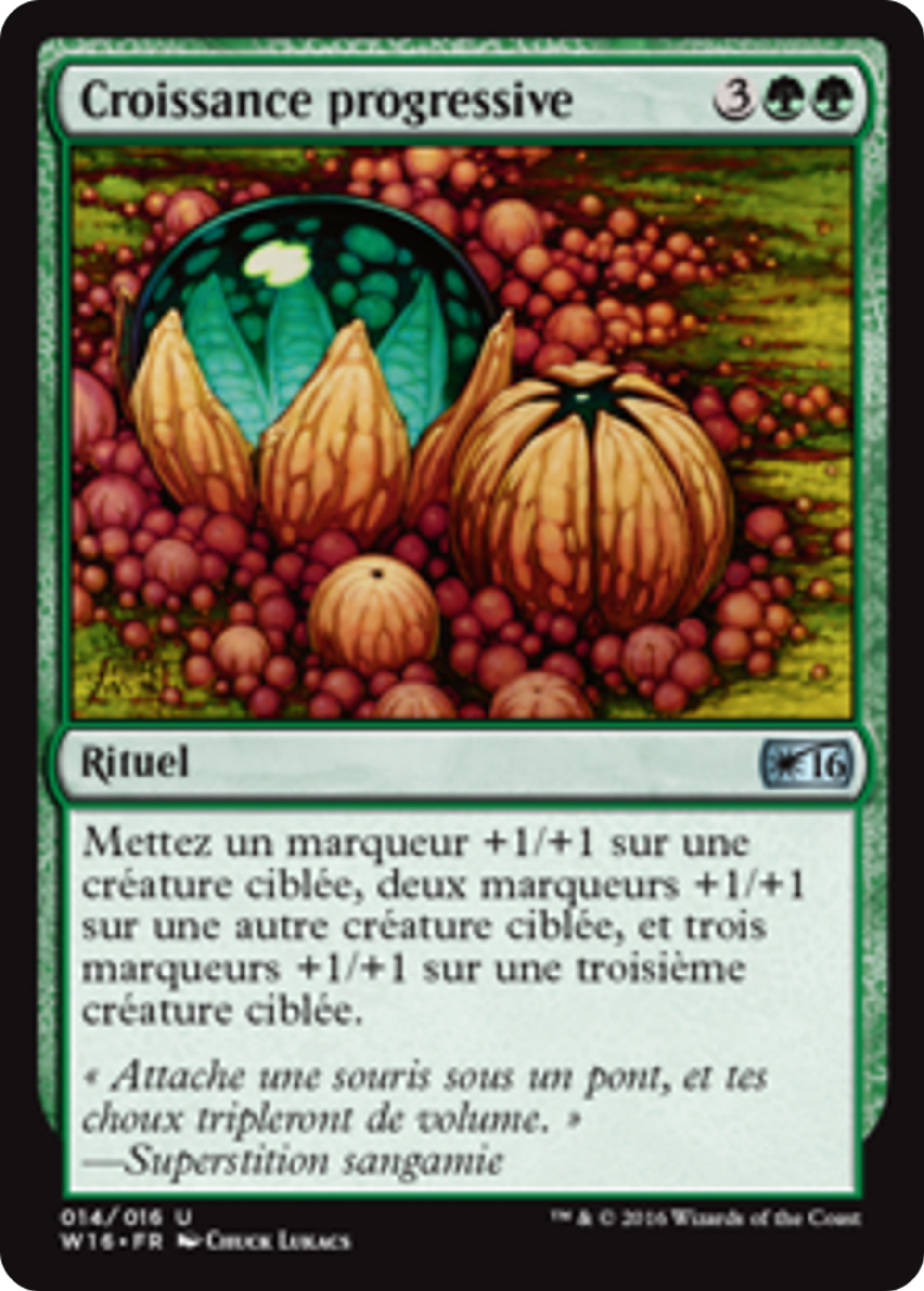 Croissance progressive — Welcome Deck 2016 — Magic: The Gathering