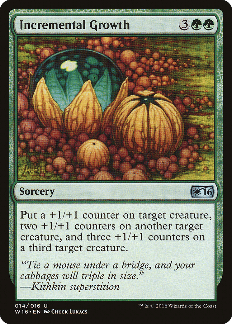 Incremental Growth — Welcome Deck 2016 — Magic: The Gathering