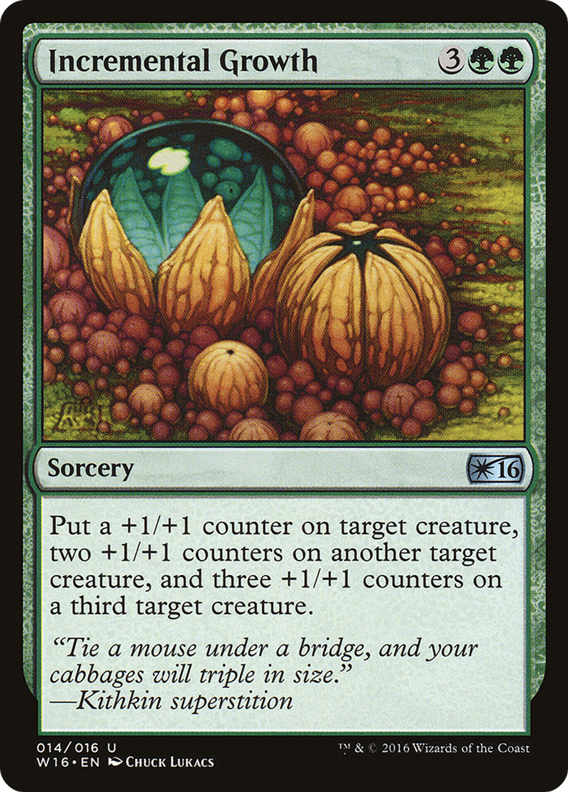 Incremental Growth — Welcome Deck 2016 — Magic: The Gathering
