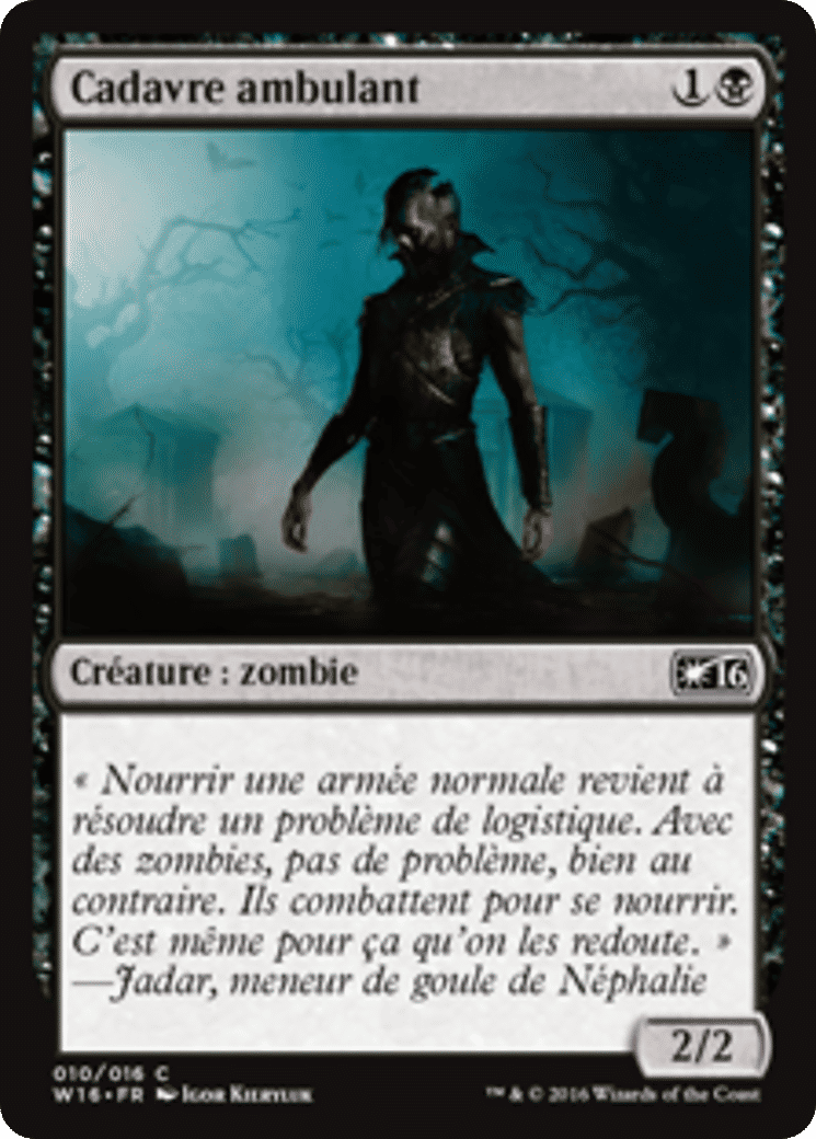 Cadavre ambulant — Welcome Deck 2016 — Magic: The Gathering