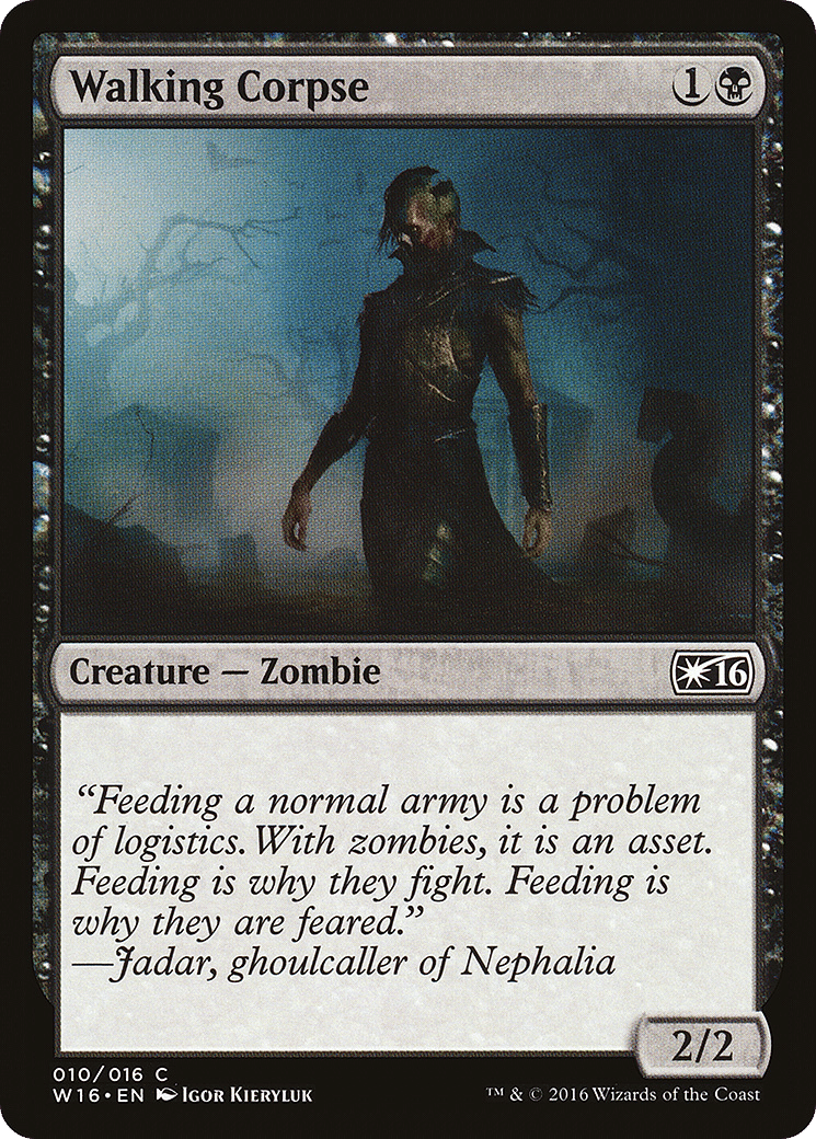 Walking Corpse — Welcome Deck 2016 — Magic: The Gathering
