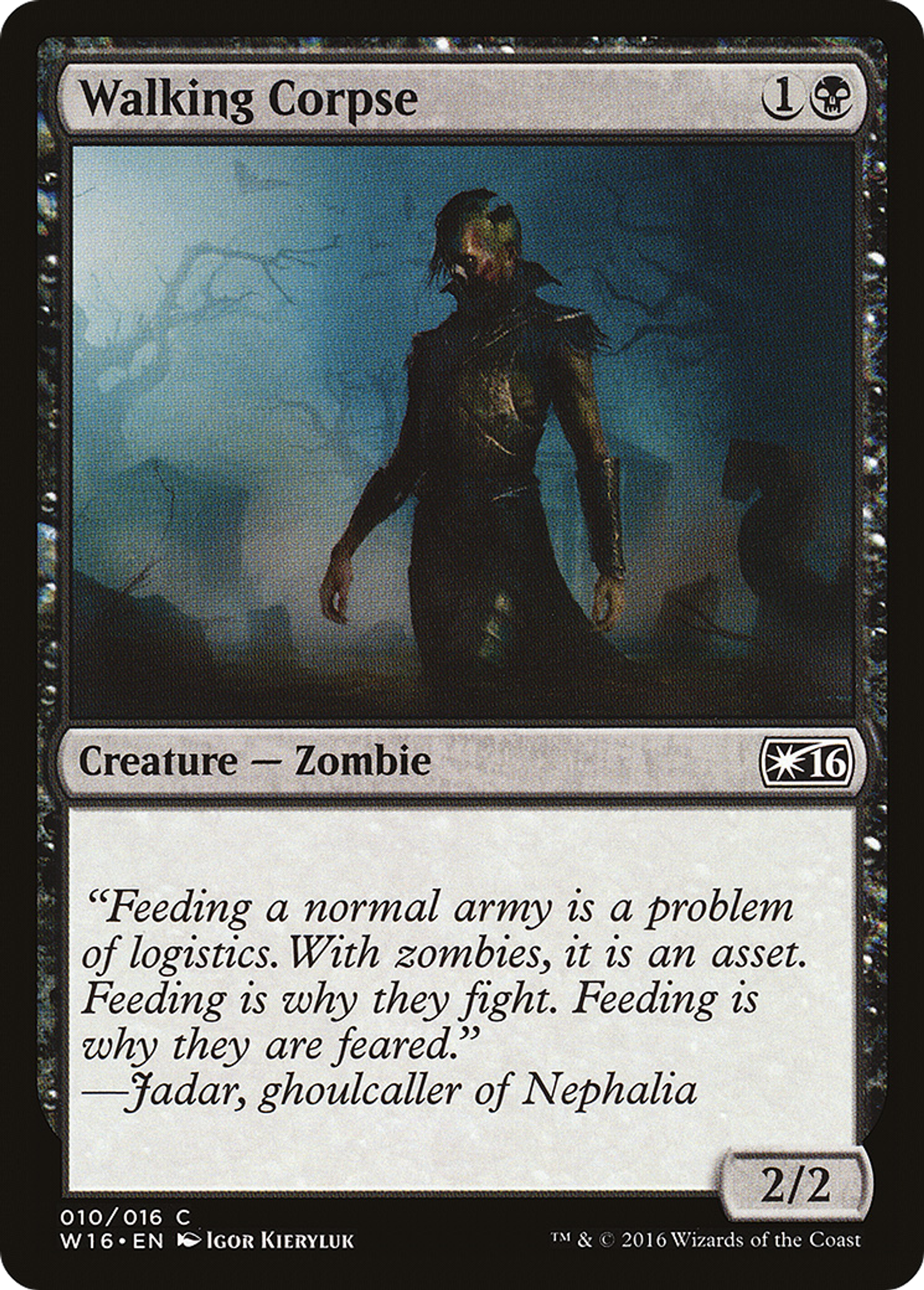 Walking Corpse — Welcome Deck 2016 — Magic: The Gathering