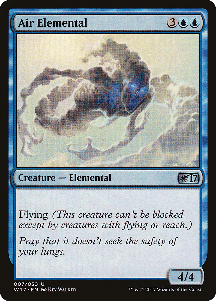 Air Elemental — Welcome Deck 2017 — Magic: The Gathering
