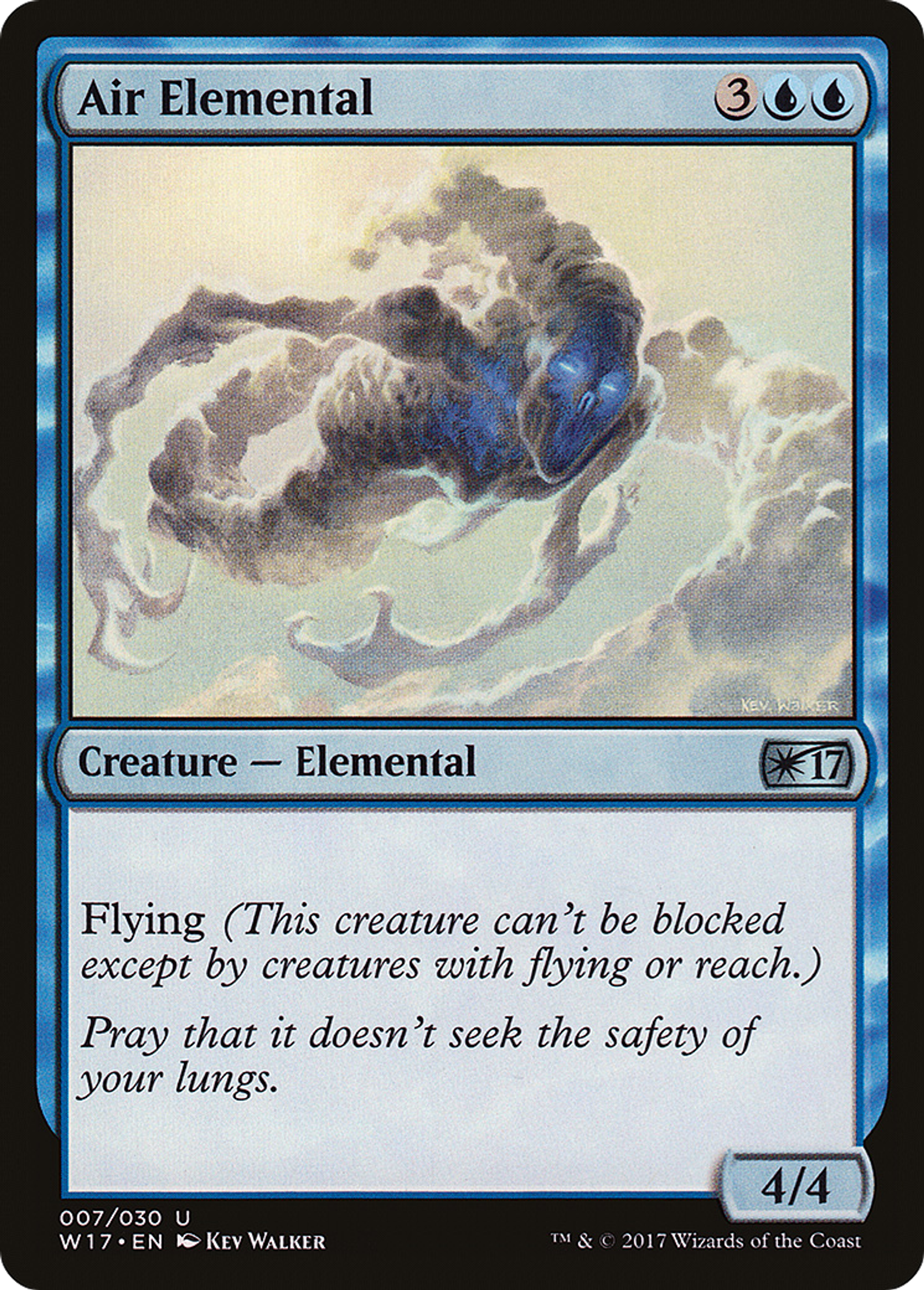 Air Elemental — Welcome Deck 2017 — Magic: The Gathering