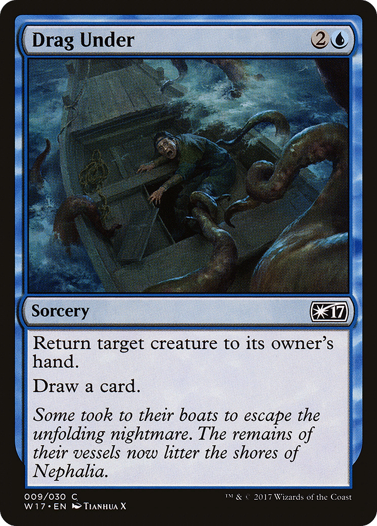 Drag Under — Welcome Deck 2017 — Magic: The Gathering