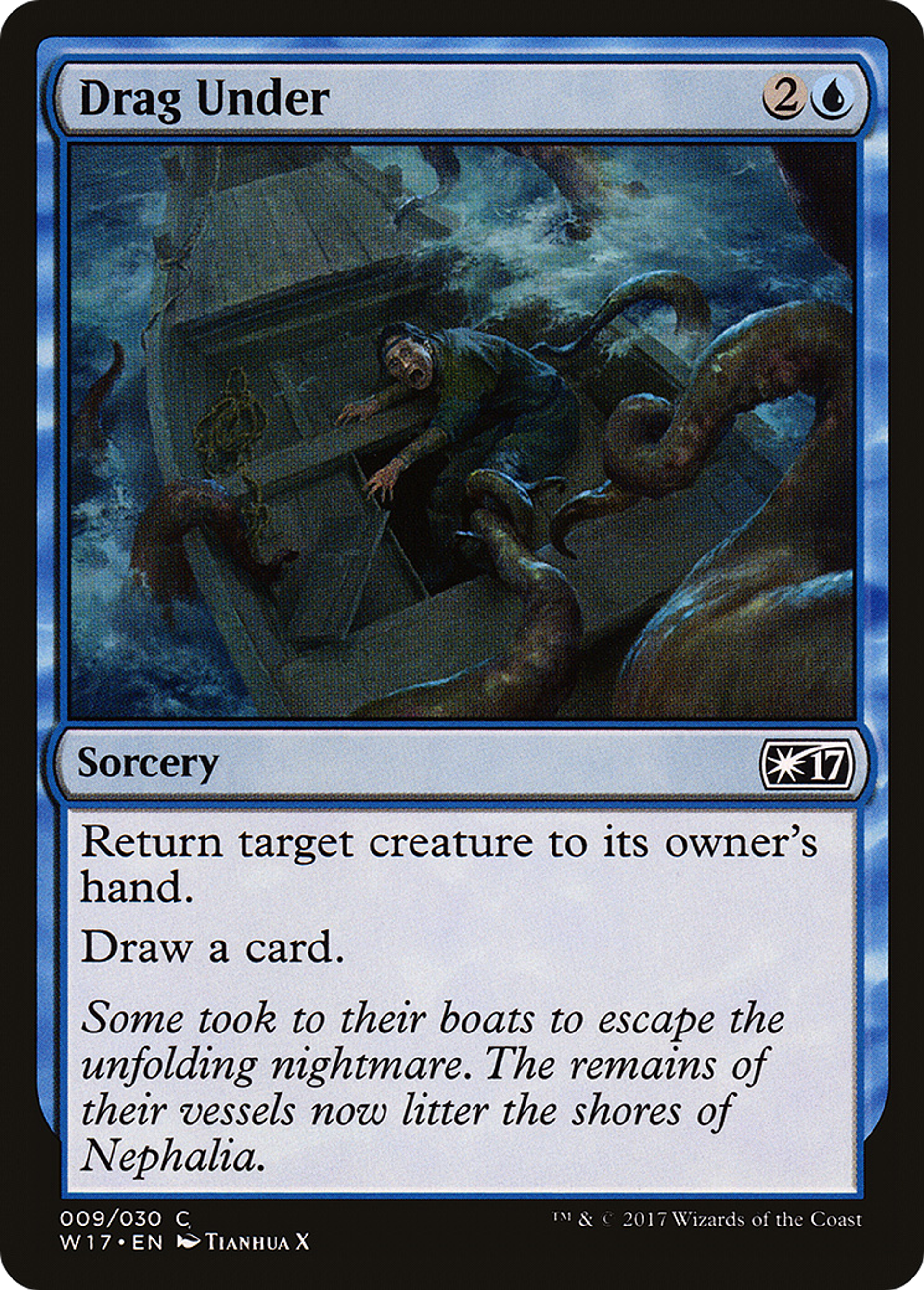 Drag Under — Welcome Deck 2017 — Magic: The Gathering