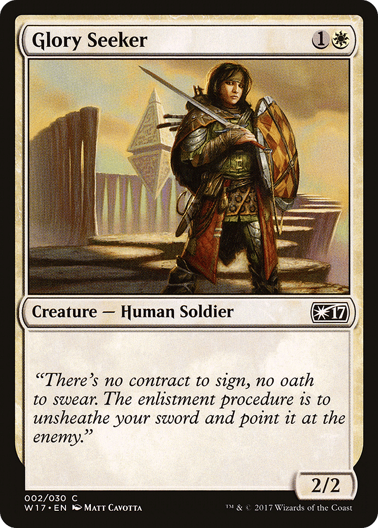 Glory Seeker — Welcome Deck 2017 — Magic: The Gathering