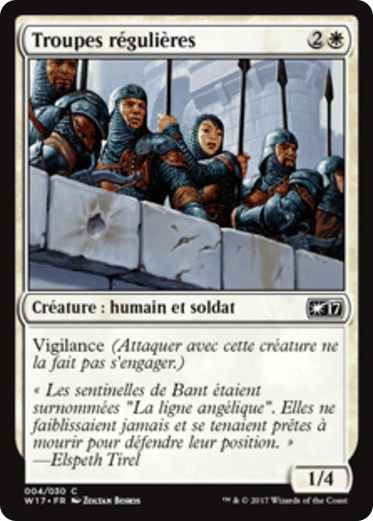 Troupes régulières — Welcome Deck 2017 — Magic: The Gathering