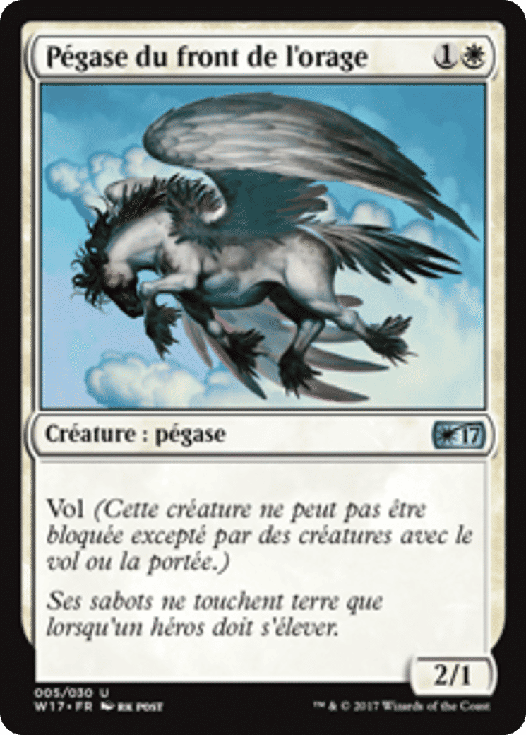 Pégase du front de l'orage — Welcome Deck 2017 — Magic: The Gathering