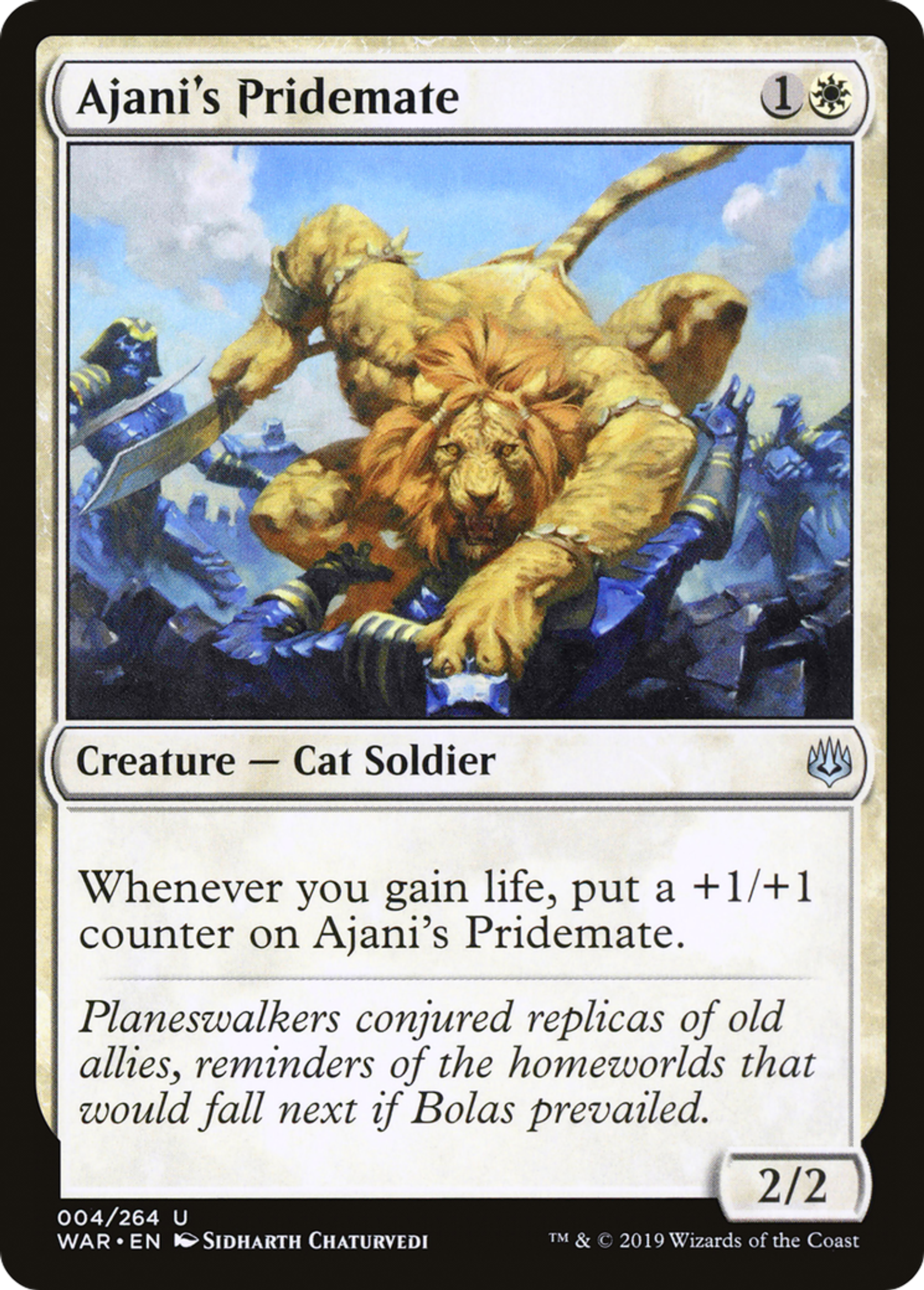 Ajani's Pridemate — War of the Spark — Magic: The Gathering