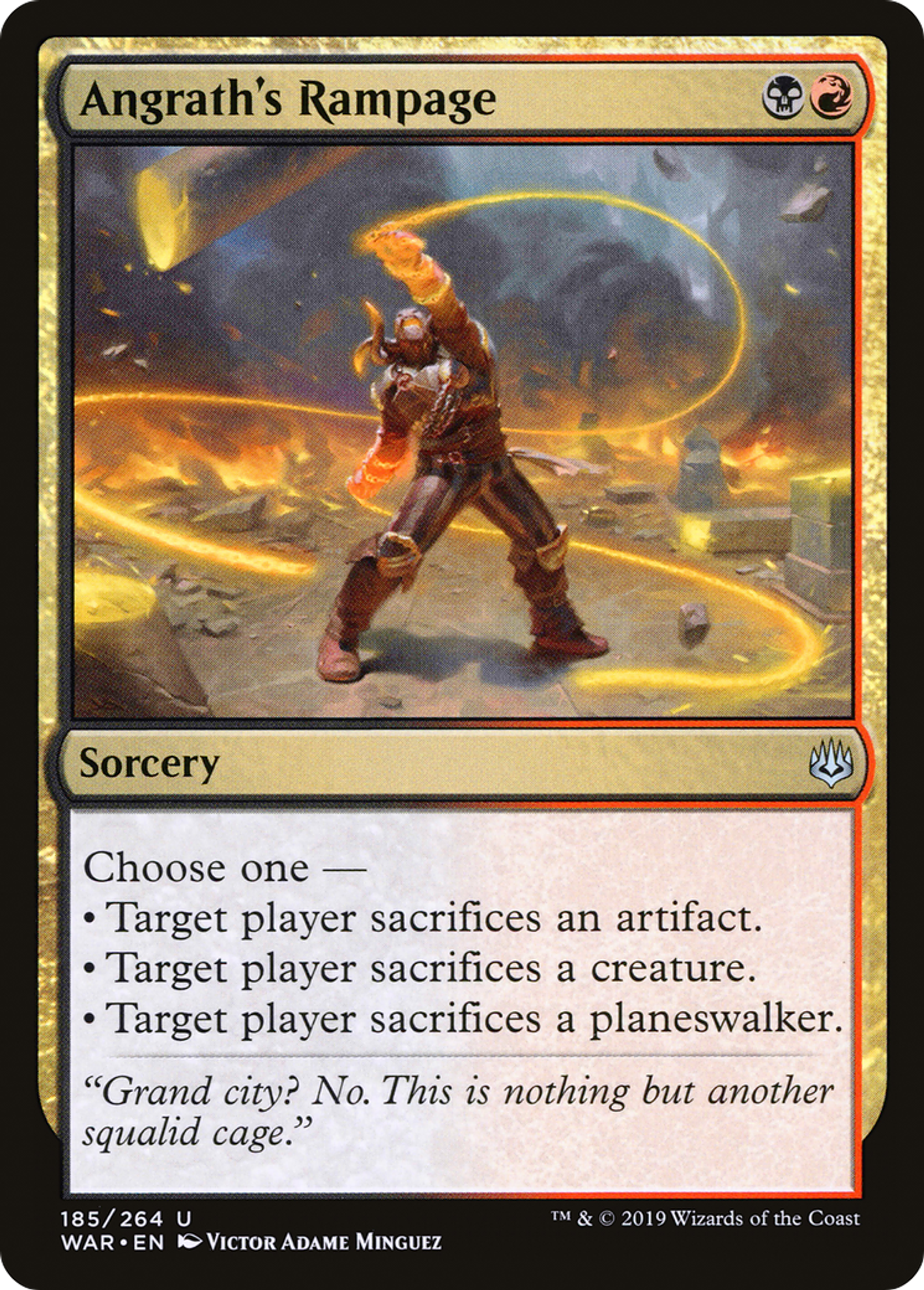 Sauvagerie d'Angrath — War of the Spark — Magic: The Gathering