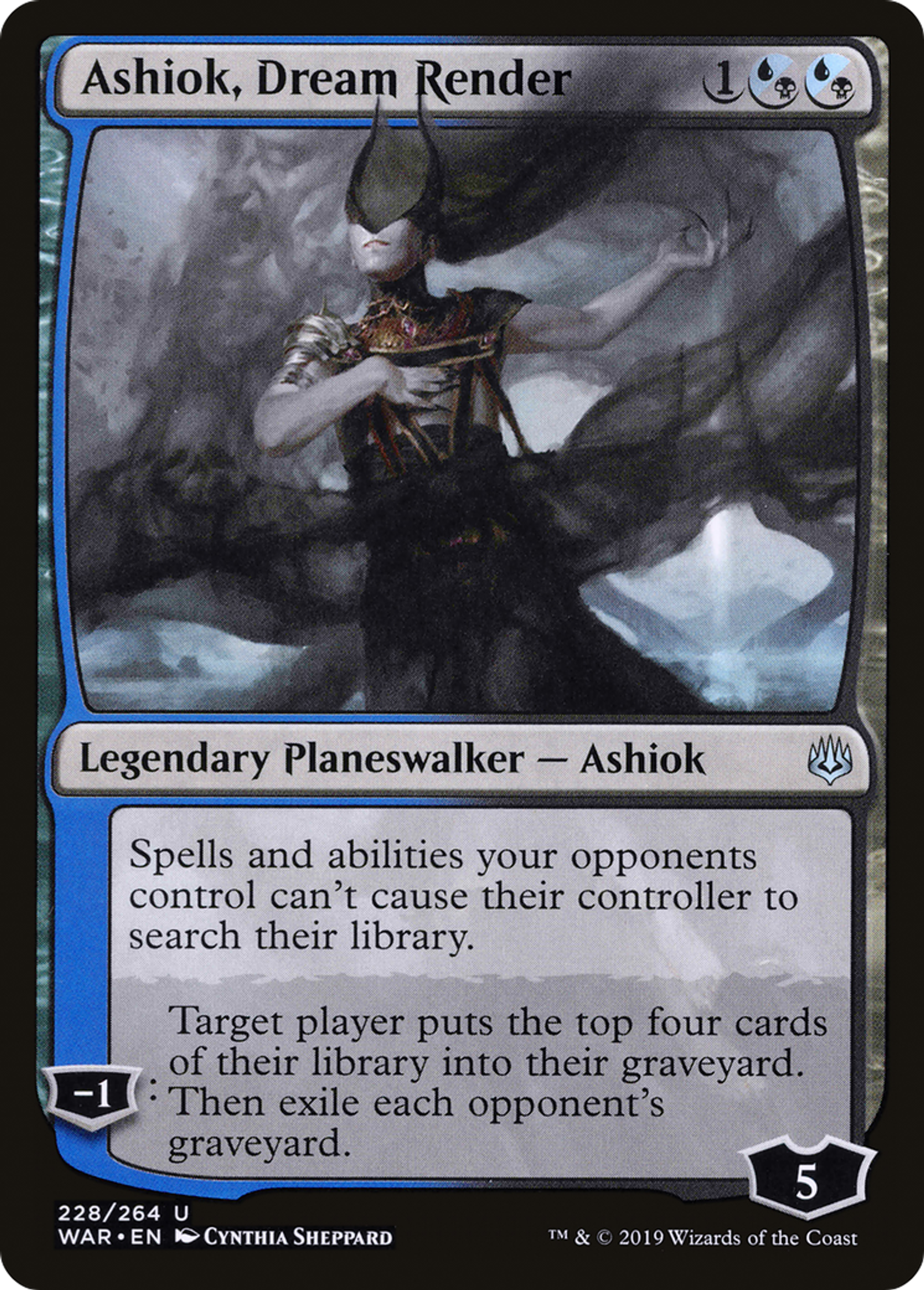 Ashiok, Dream Render — War of the Spark — Magic: The Gathering