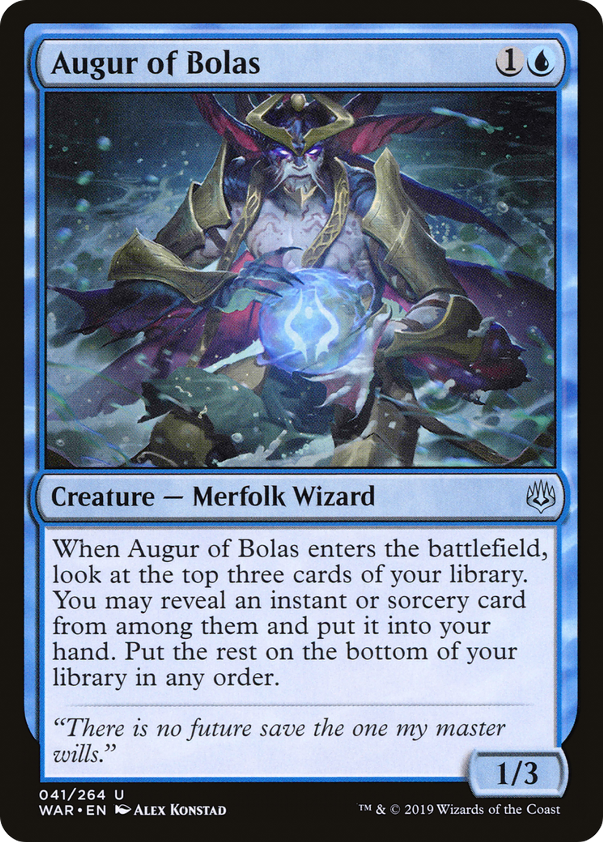 Augur of Bolas — War of the Spark — Magic: The Gathering