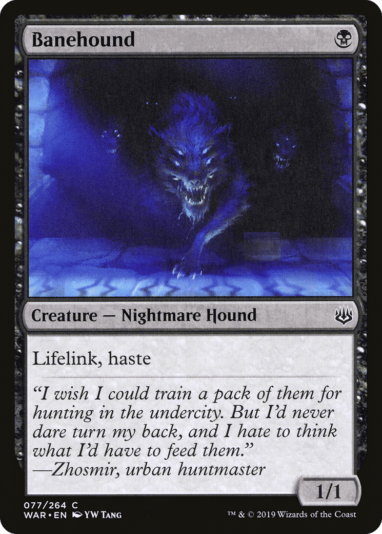 Banehound — War of the Spark — Magic: The Gathering
