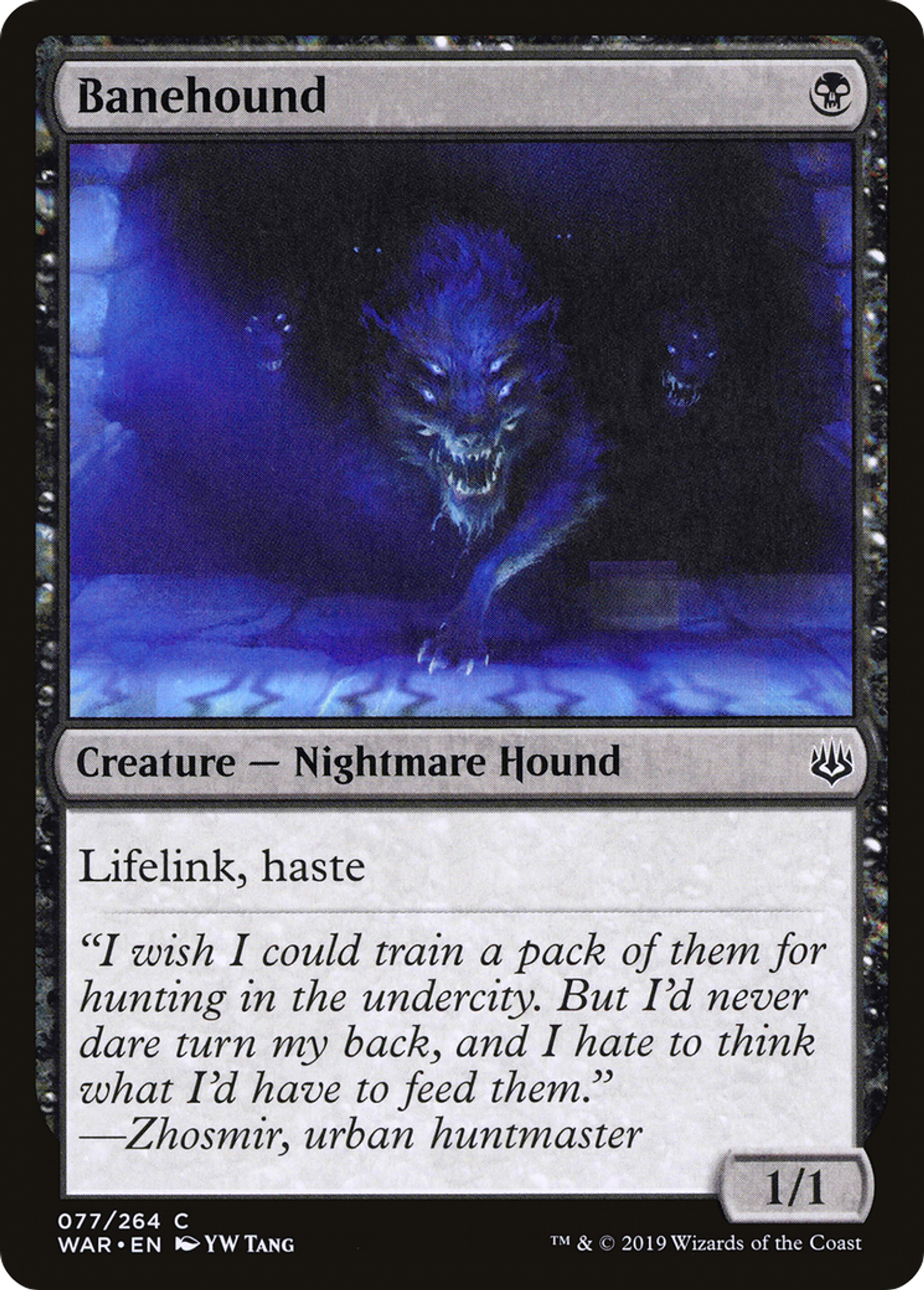 Banehound — War of the Spark — Magic: The Gathering