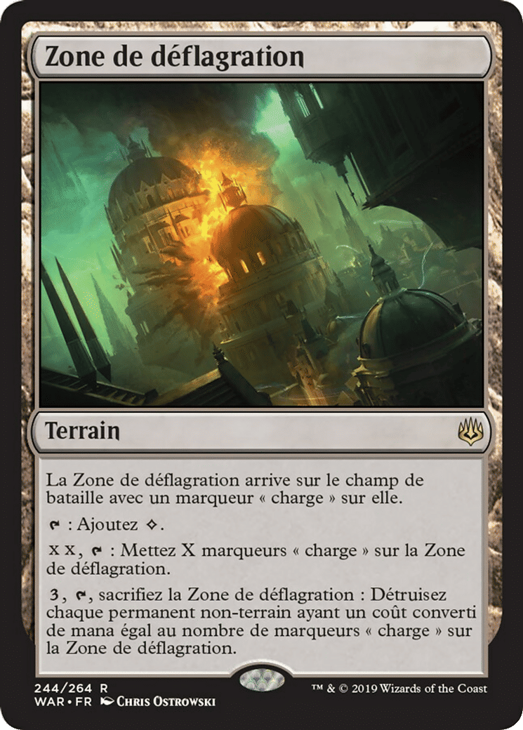 Zone de déflagration — War of the Spark — Magic: The Gathering