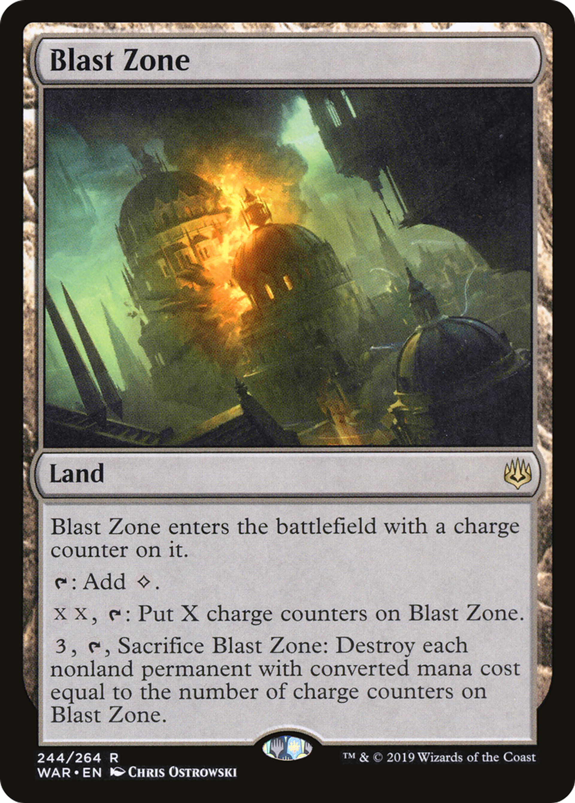 Zone de déflagration — War of the Spark — Magic: The Gathering