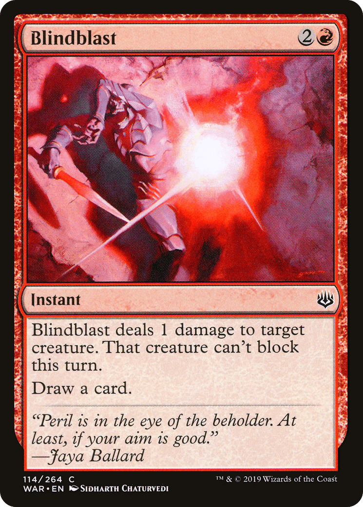 Blindblast — War of the Spark — Magic: The Gathering