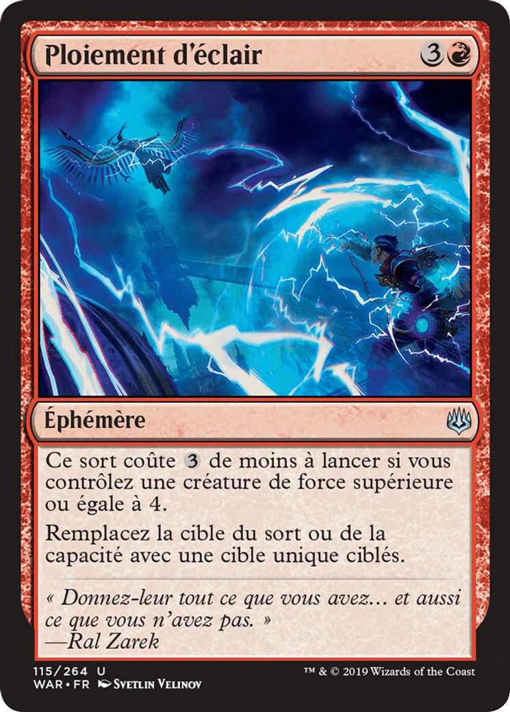 Ploiement d'éclair — War of the Spark — Magic: The Gathering