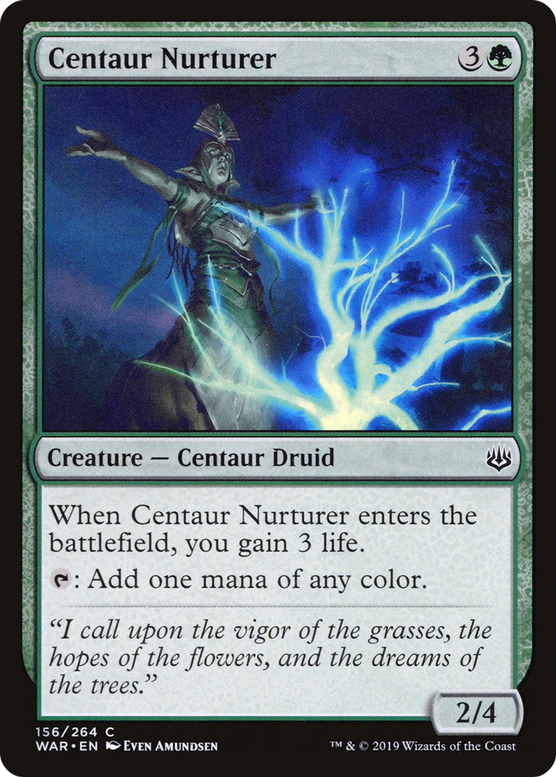 Nourricier centaure — War of the Spark — Magic: The Gathering