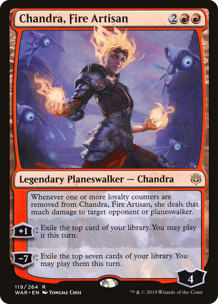 Chandra, Fire Artisan — War of the Spark — Magic: The Gathering