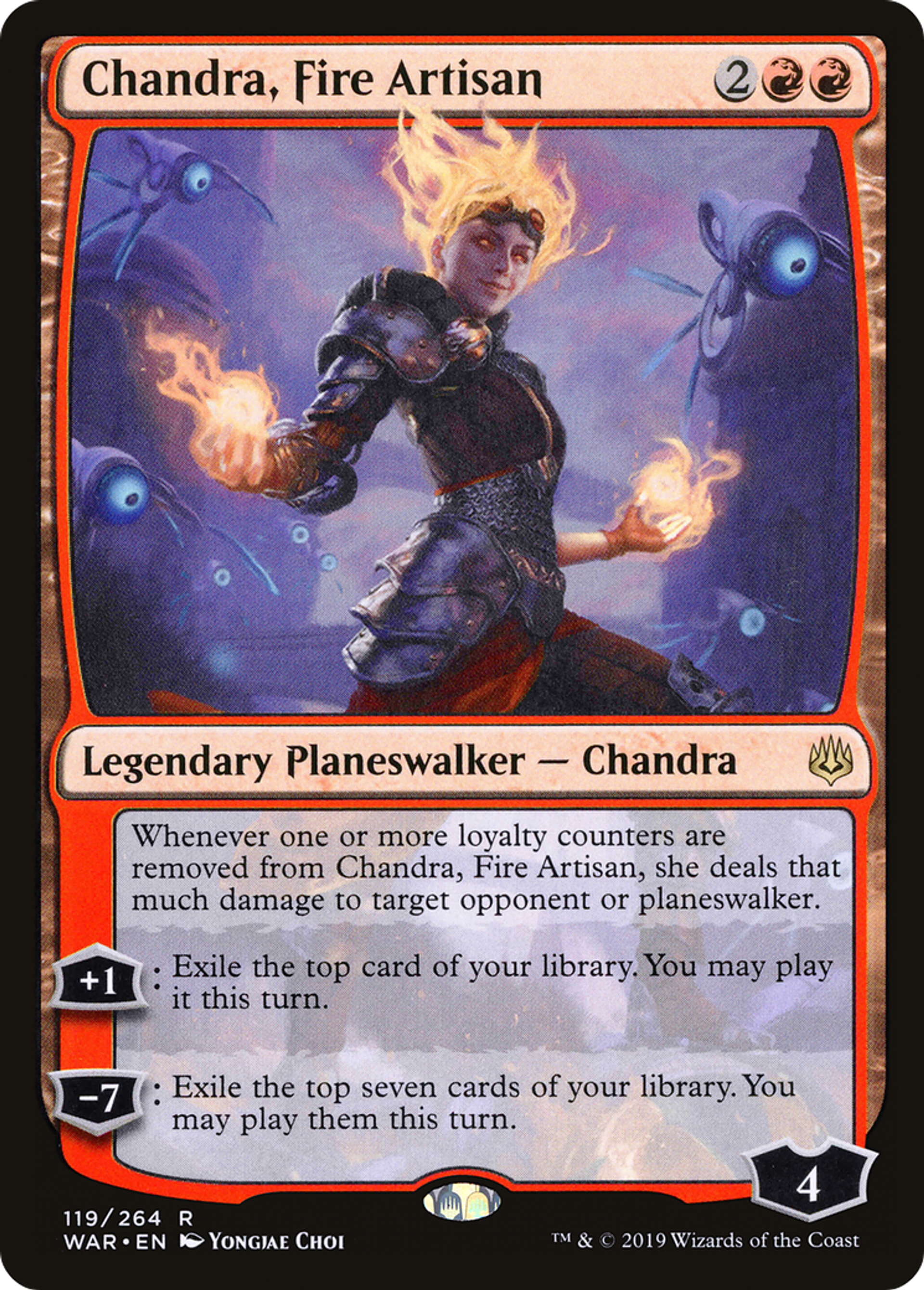 Chandra, Fire Artisan — War of the Spark — Magic: The Gathering