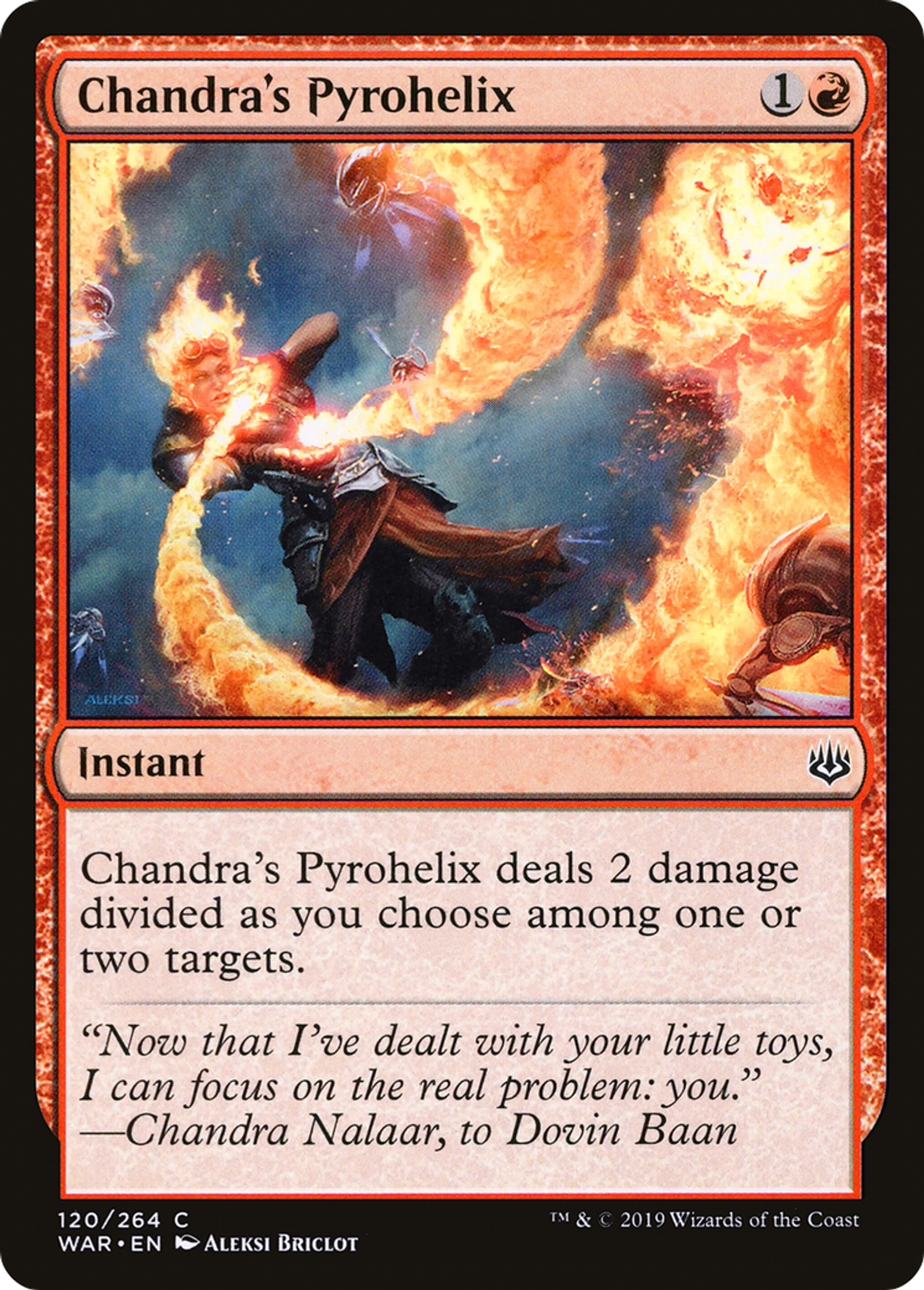 Chandra's Pyrohelix — War of the Spark — Magic: The Gathering