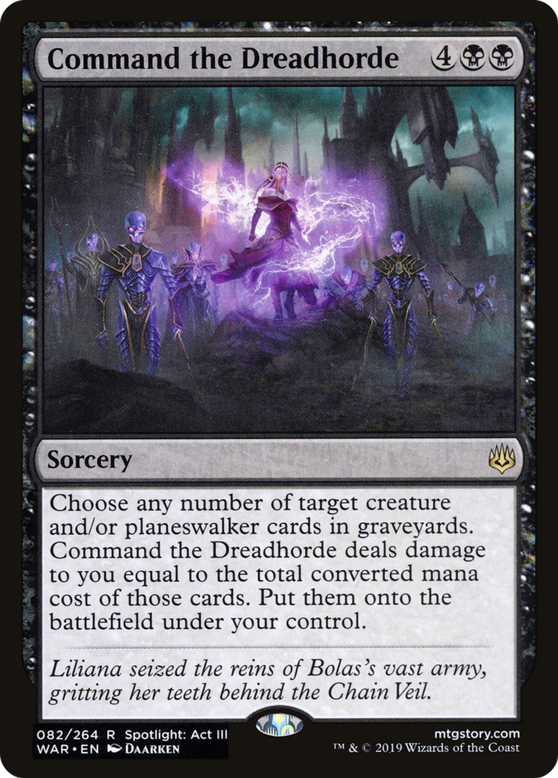 Command the Dreadhorde — War of the Spark — Magic: The Gathering