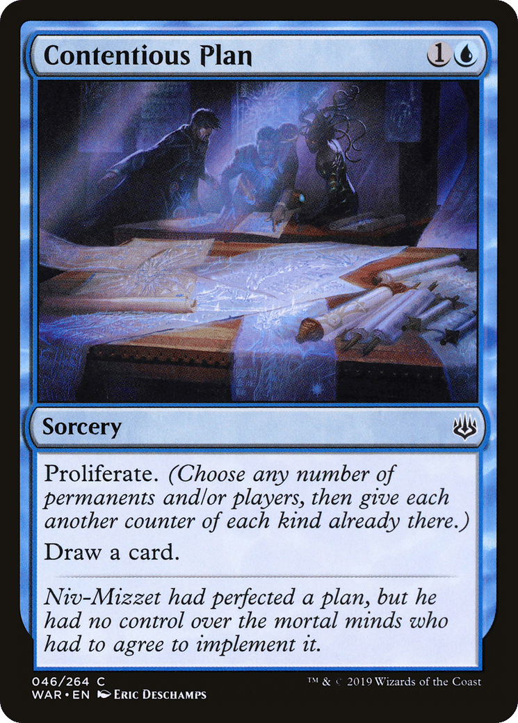 Contentious Plan — War of the Spark — Magic: The Gathering