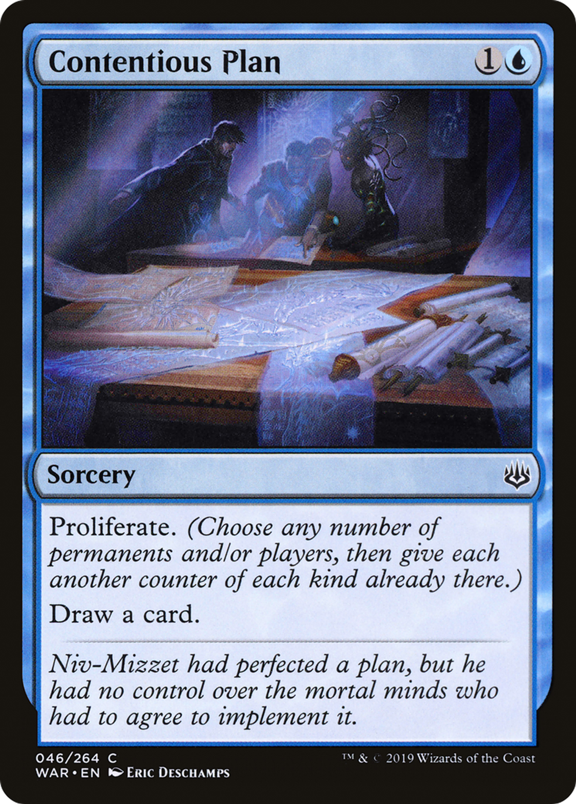 Contentious Plan — War of the Spark — Magic: The Gathering