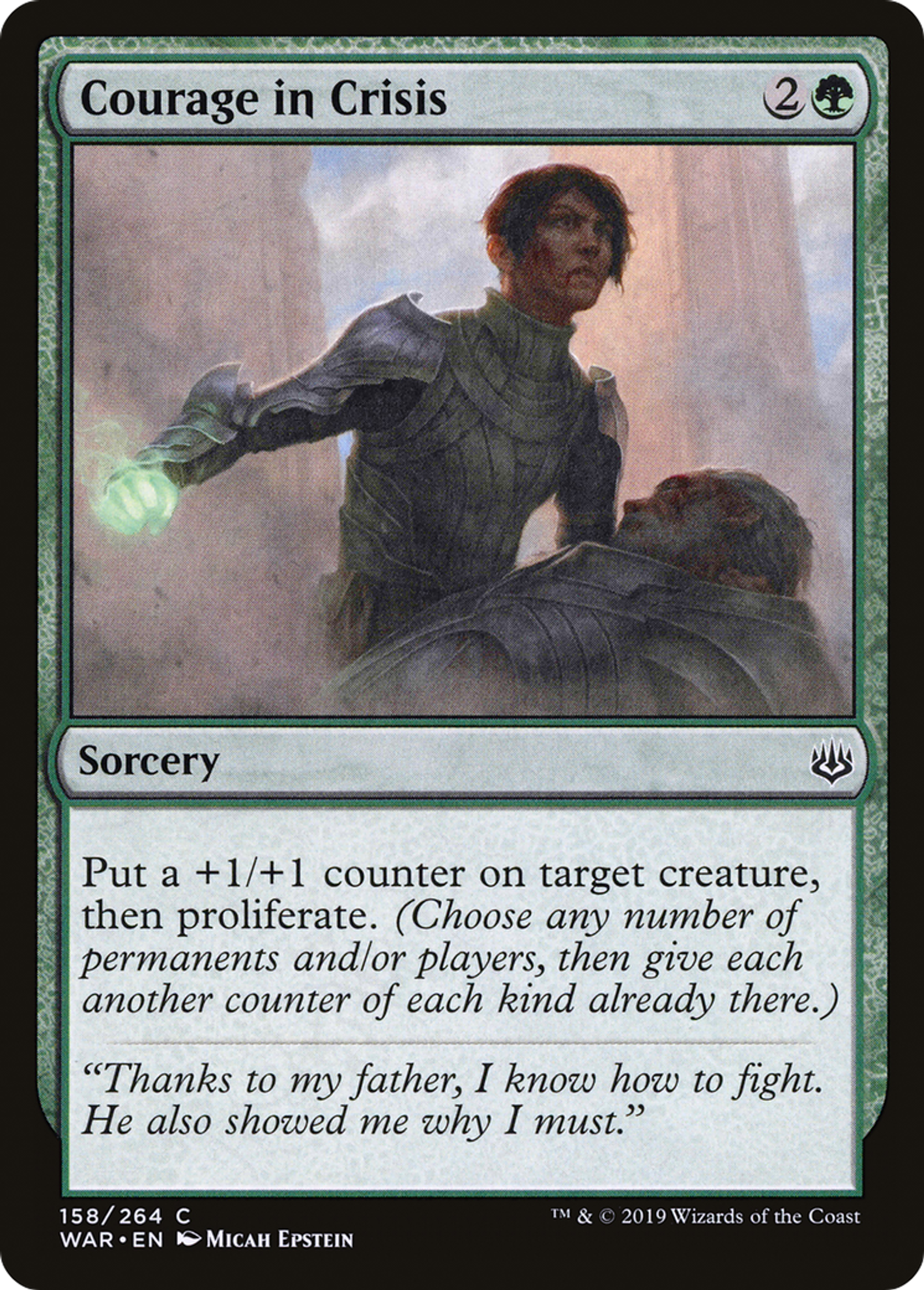 Courage in Crisis — War of the Spark — Magic: The Gathering