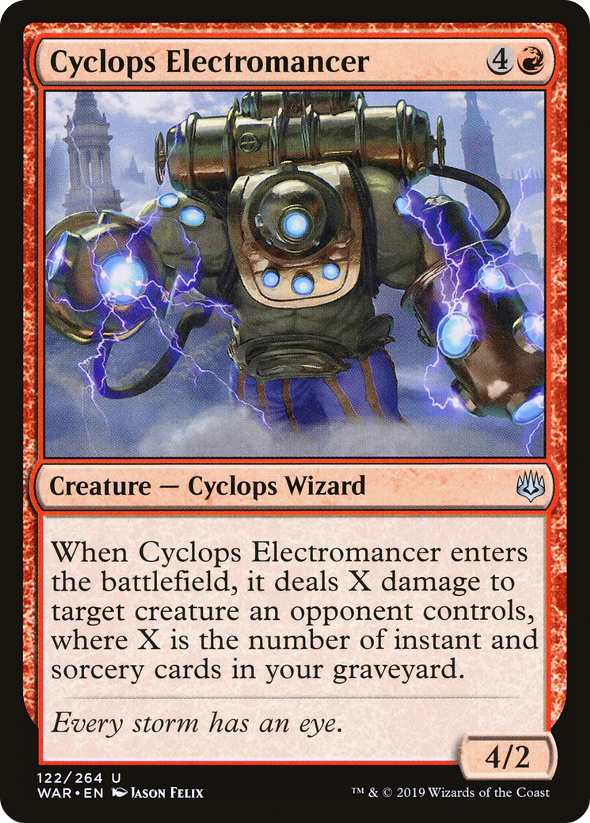 Cyclops Electromancer — War of the Spark — Magic: The Gathering