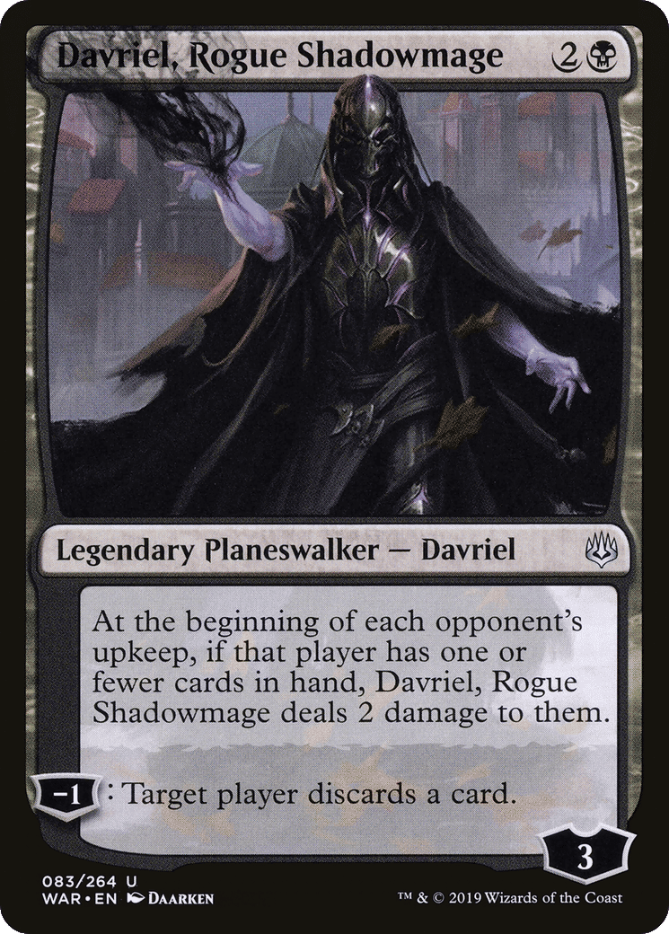 Davriel, Rogue Shadowmage — War of the Spark — Magic: The Gathering