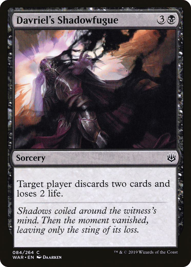 Davriel's Shadowfugue — War of the Spark — Magic: The Gathering