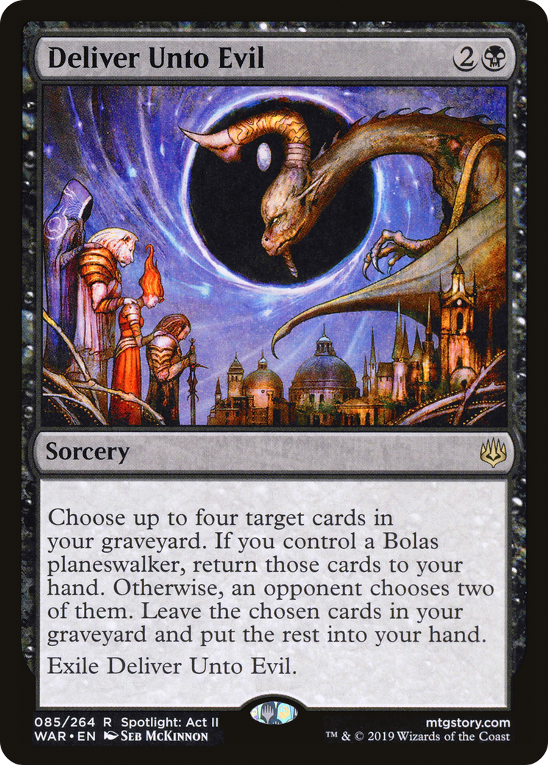 Deliver Unto Evil — War of the Spark — Magic: The Gathering