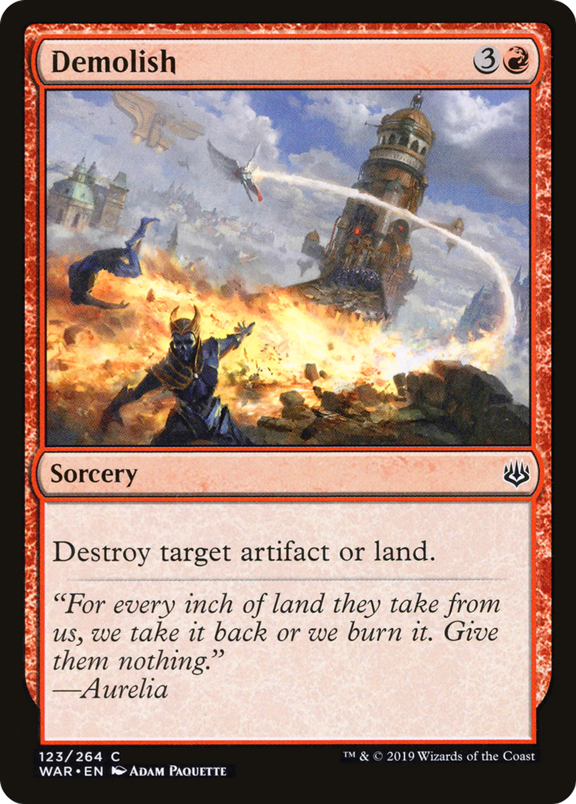 Demolish — War of the Spark — Magic: The Gathering