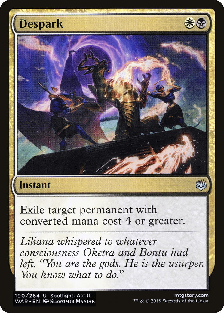 Despark — War of the Spark — Magic: The Gathering