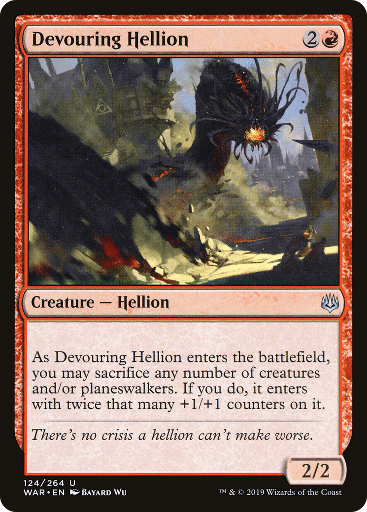 Devouring Hellion — War of the Spark — Magic: The Gathering