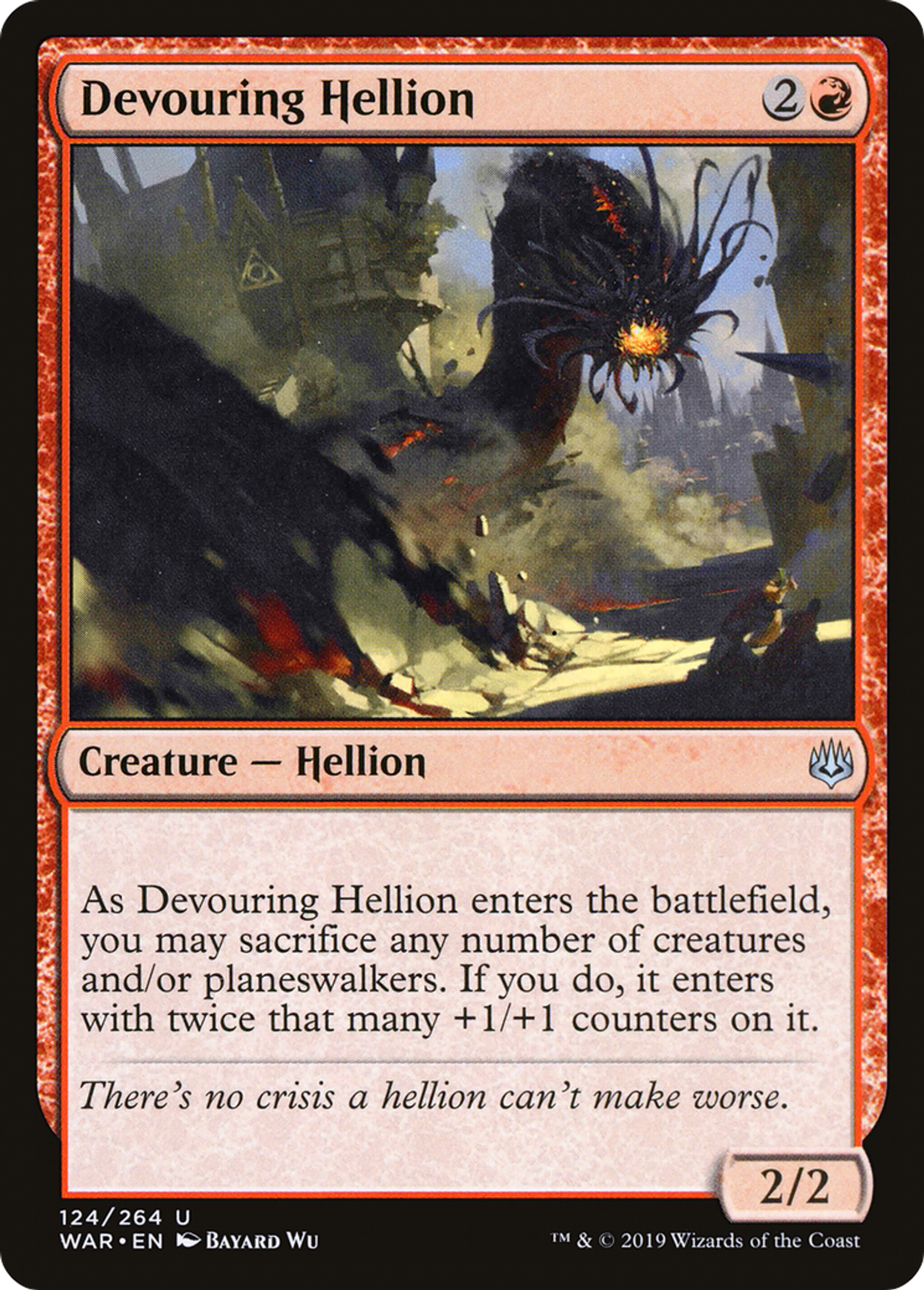 Devouring Hellion — War of the Spark — Magic: The Gathering