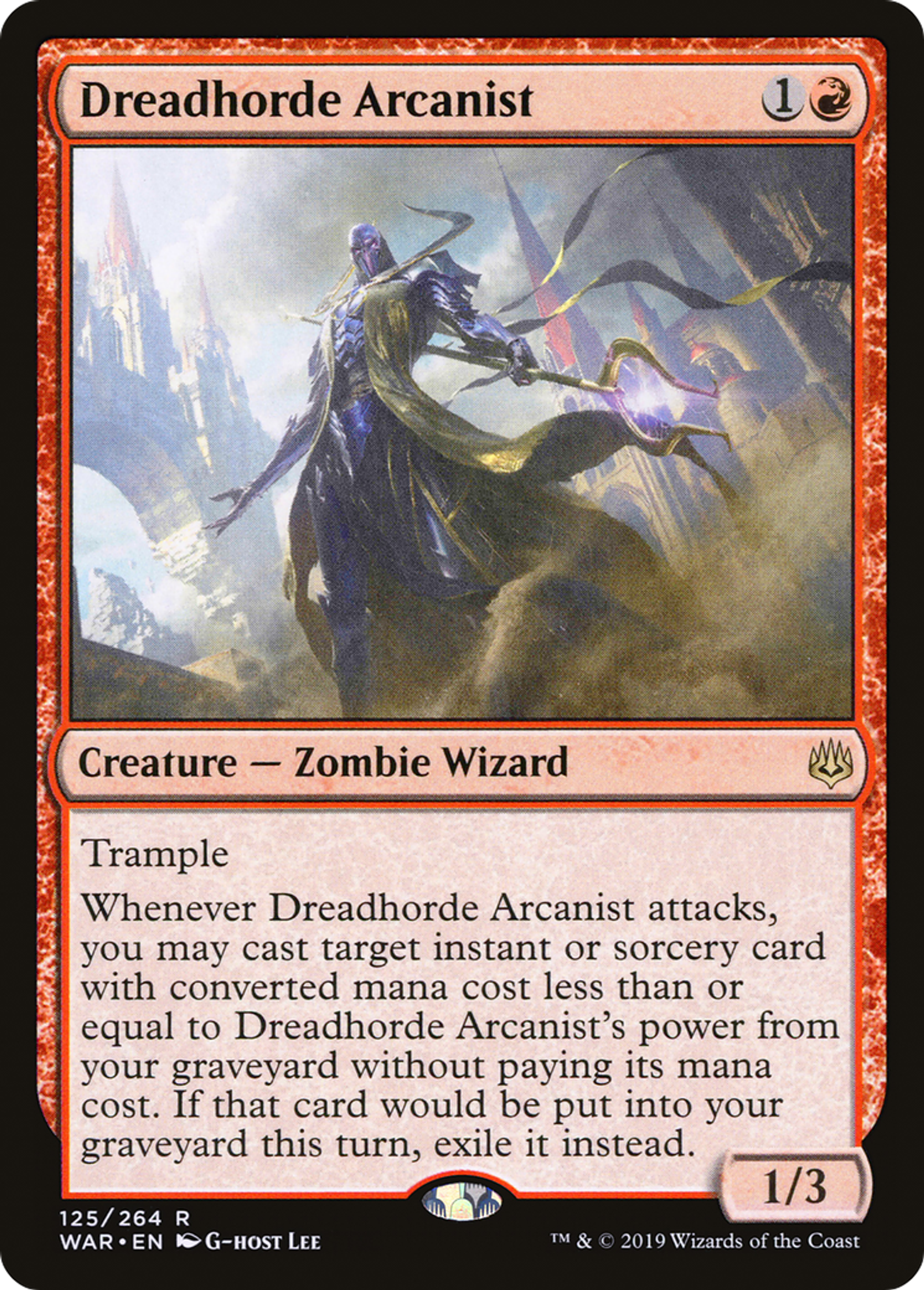 Dreadhorde Arcanist — War of the Spark — Magic: The Gathering