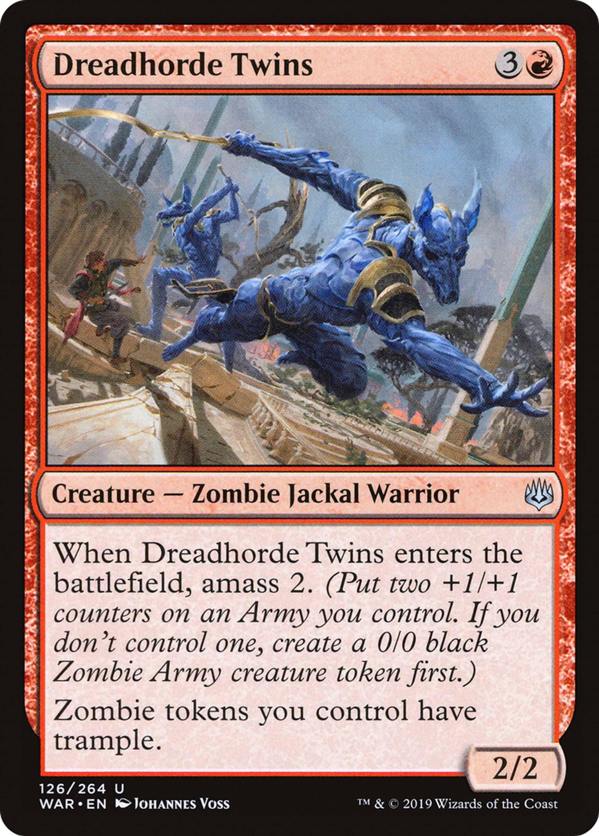 Dreadhorde Twins — War of the Spark — Magic: The Gathering