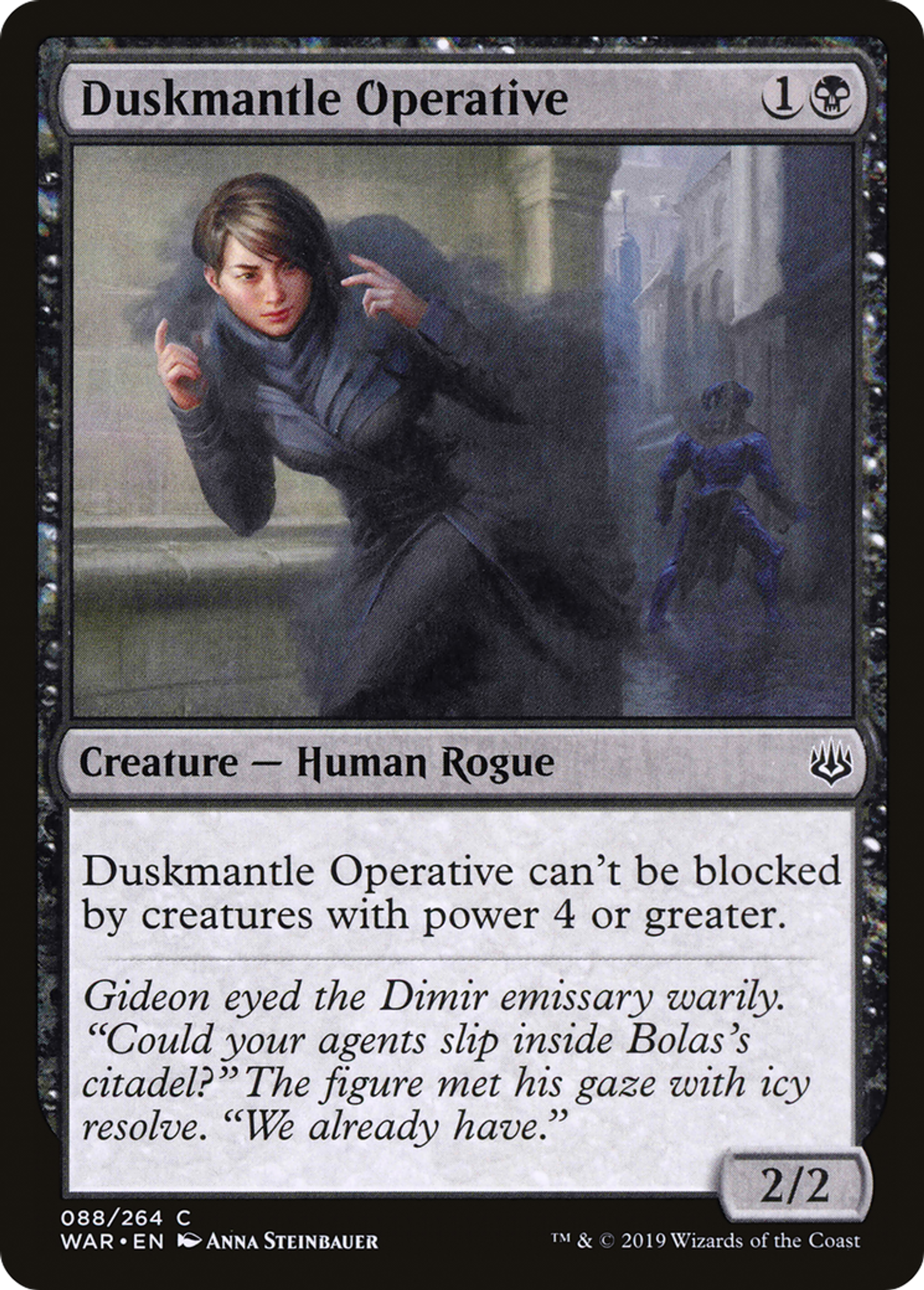 Agente de Manteaubrune — War of the Spark — Magic: The Gathering