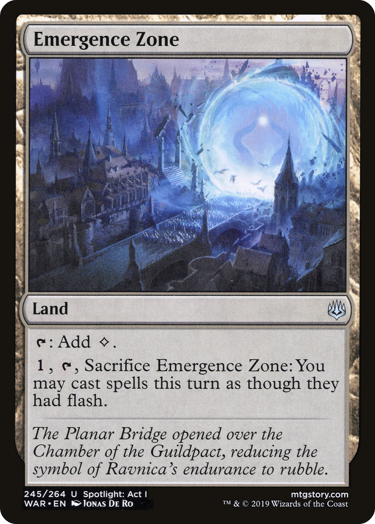 Emergence Zone — War of the Spark — Magic: The Gathering