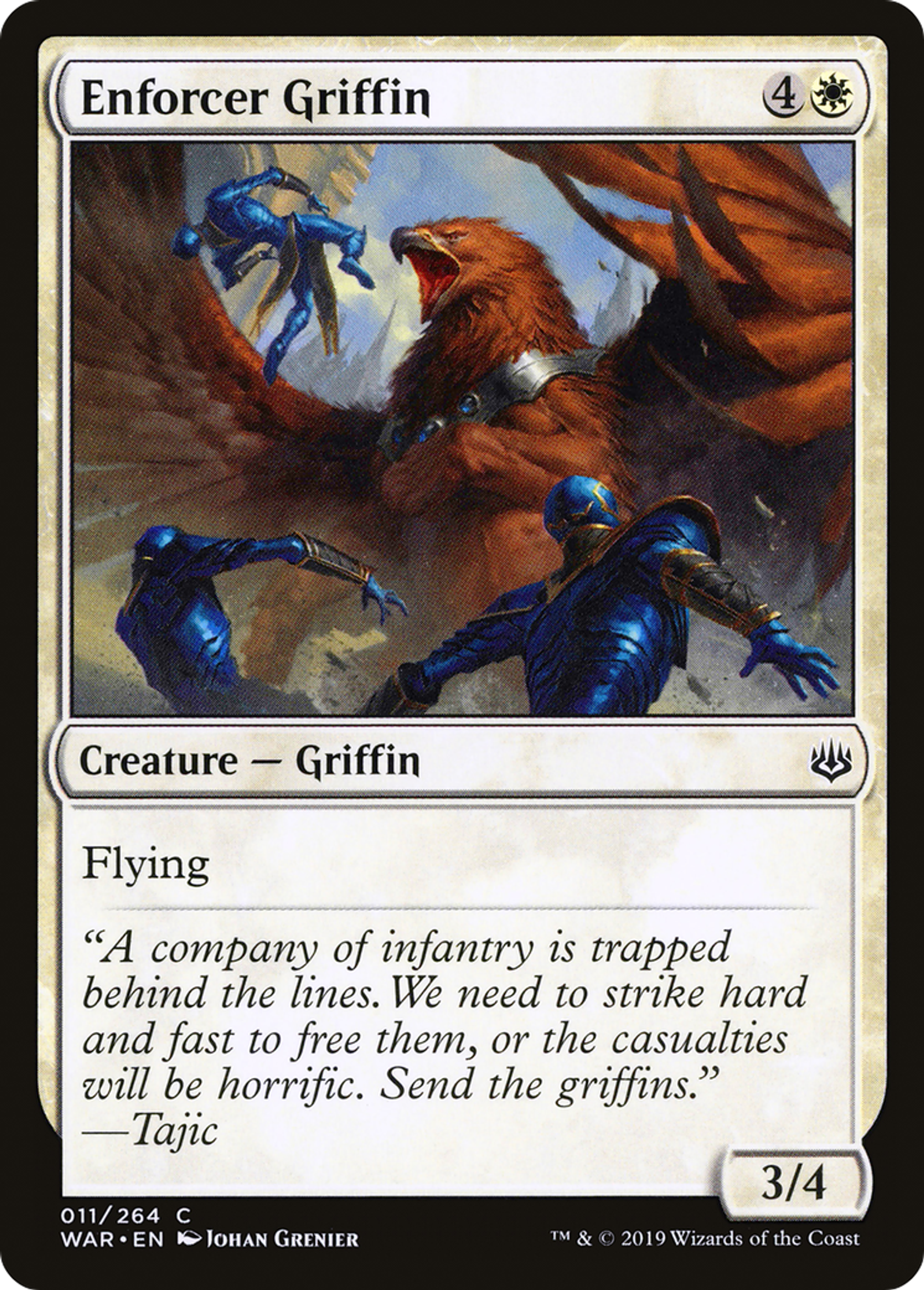 Griffon argousin — War of the Spark — Magic: The Gathering