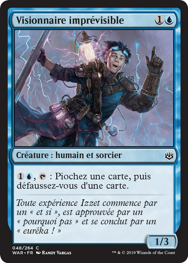 Visionnaire imprévisible — War of the Spark — Magic: The Gathering