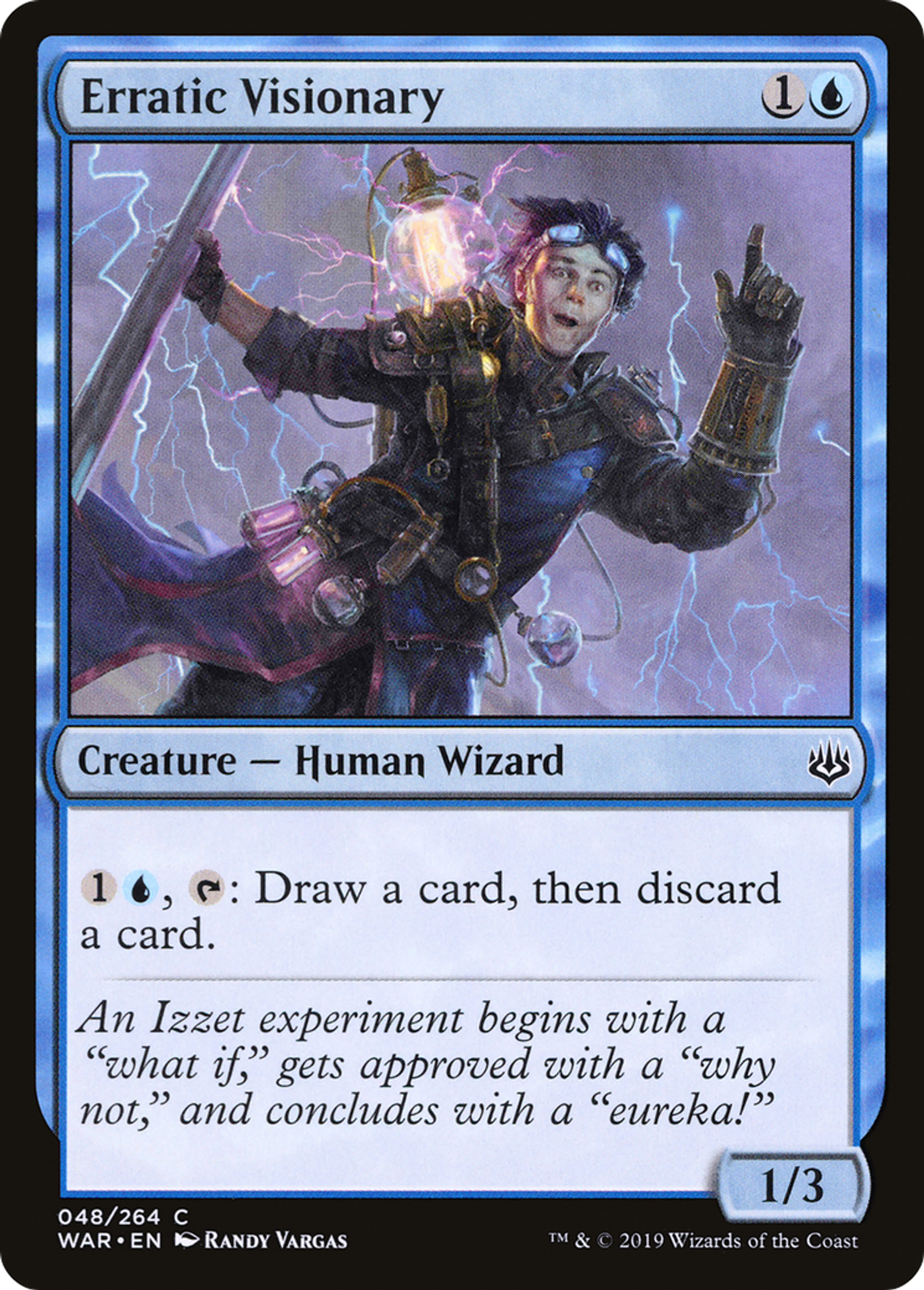 Visionnaire imprévisible — War of the Spark — Magic: The Gathering