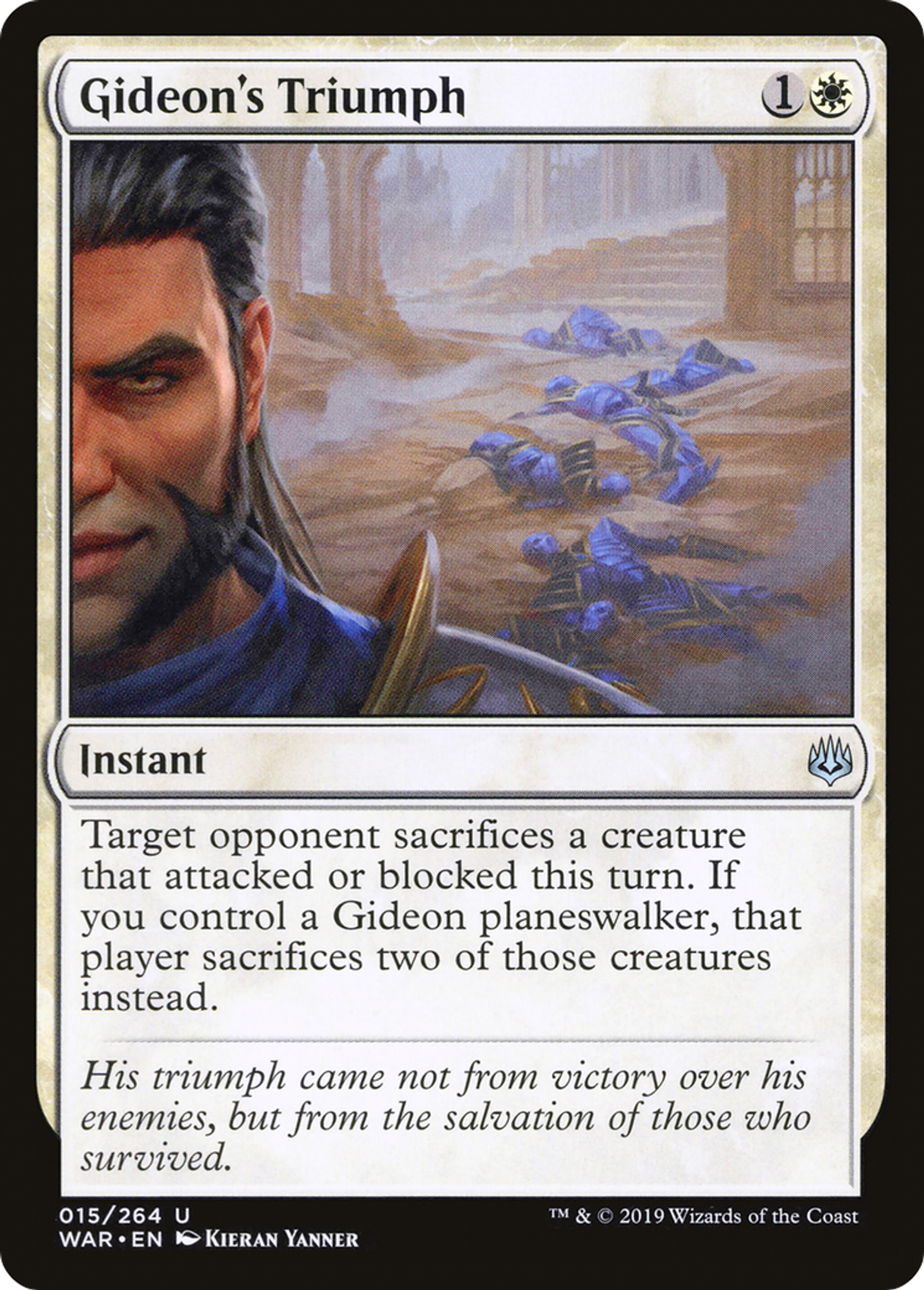 Gideon's Triumph — War of the Spark — Magic: The Gathering